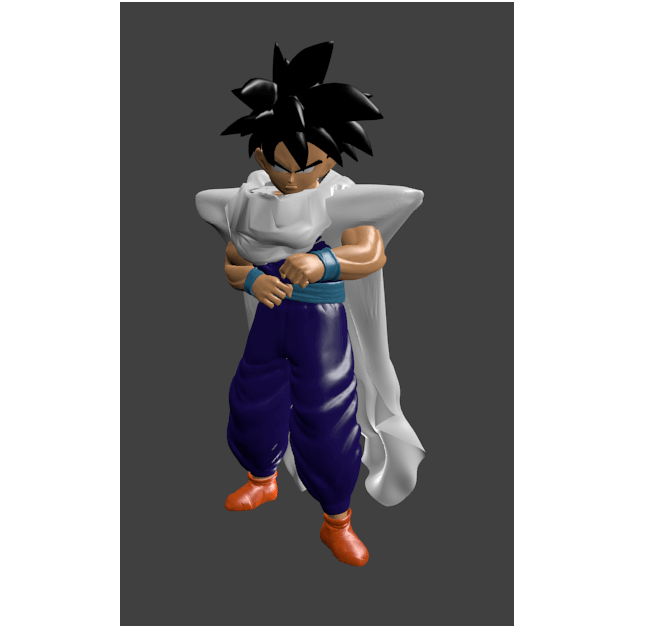 Archivo STL Son Gohan, cabo Piccolo・Diseño de impresión en 3D para